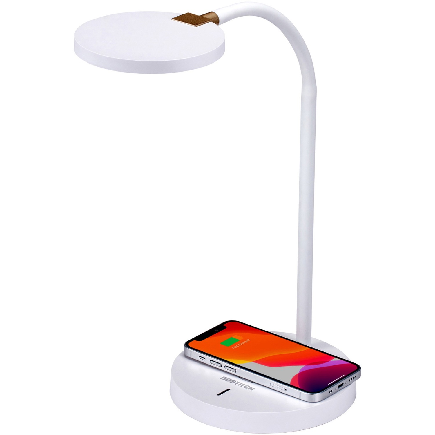 Lamp, Desk, Led, White, Qi