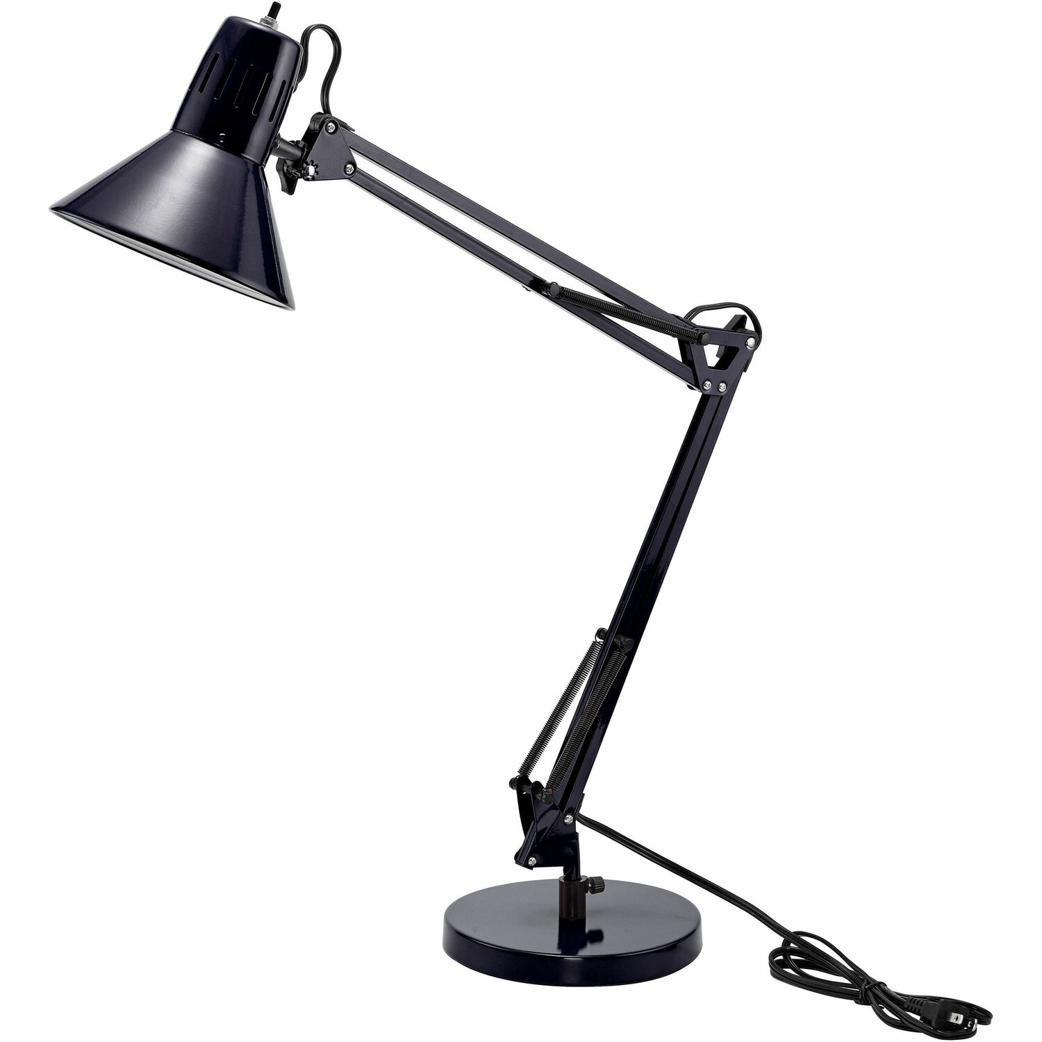 Lamp, Desk, Swing Arm, Black
