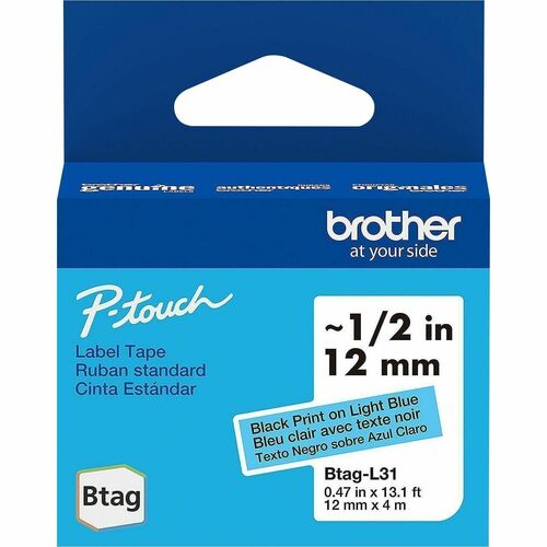 Tape, Label, Battery Tag, Black on Light Beige