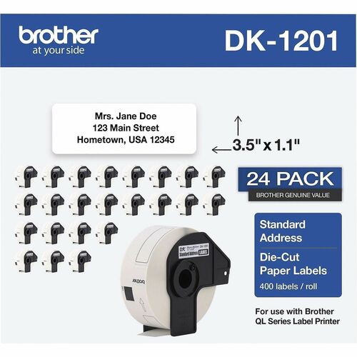 Label, 1.1" x 3.5" 24/PK