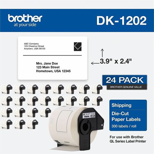 Label, 2.4" x 3.9" 24/PK