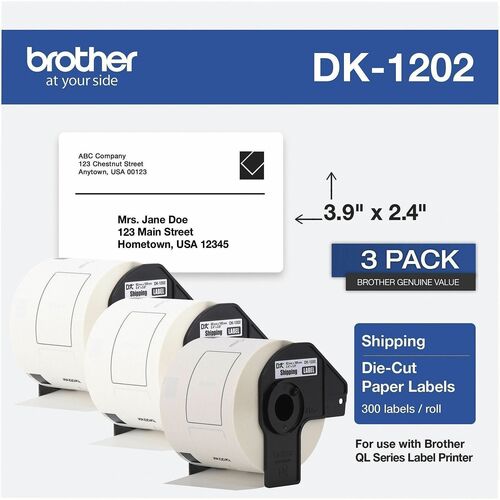 Label, 2.4" x 3.9" 3/PK