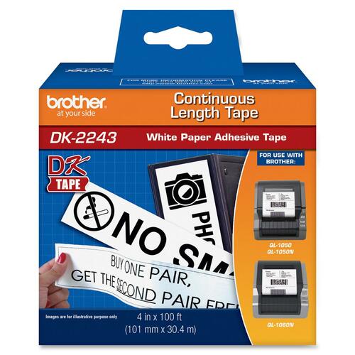 Labels, QL1050, 100 Foot x 4", Roll