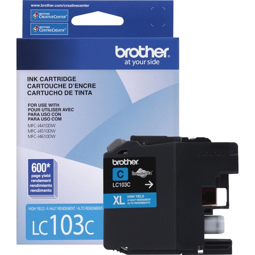 Cartridge, Ink, 600 Page, Cyan