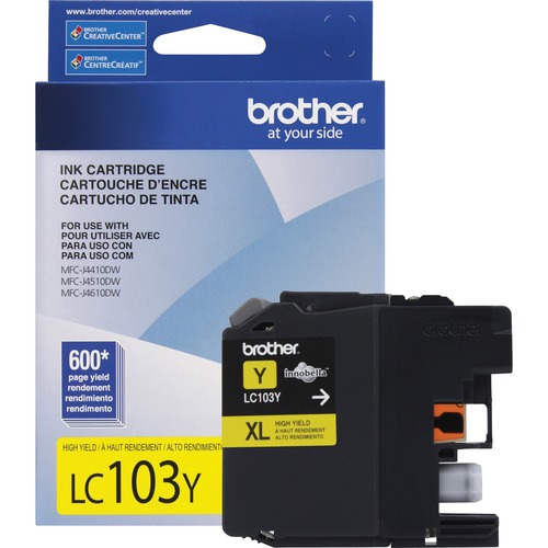Cartridge, Ink, 600 Page, Yellow