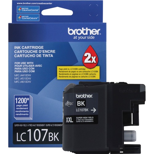 Cartridge, Ink, 1200 Page, Black
