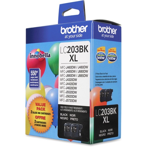 Cartridge, Inkjet, High Yield, Black 2/PK