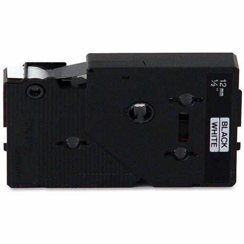 Cartridge, Tape, 1/2", Black/White 2/PK