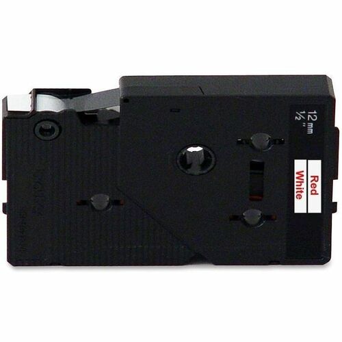 Cartridge, Tape, 1/2", Red/White 2/PK