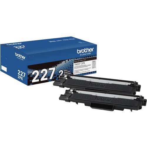 Cartridge, Laser, TN227, Black 2/BX
