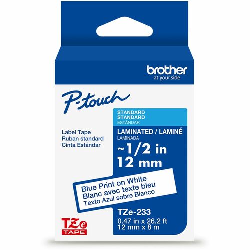 Cartridge, Tape, 1/2", Beige/White