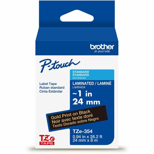 Cartridge, Tape, 1", Gold/Black