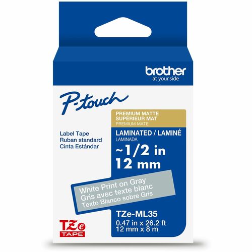 Cartridge, Tape, Matte, 1/2"