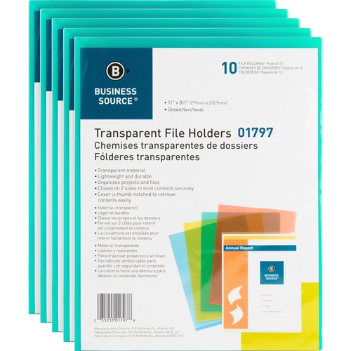 Folder, File, Letter, Transparent, Green 5/BX