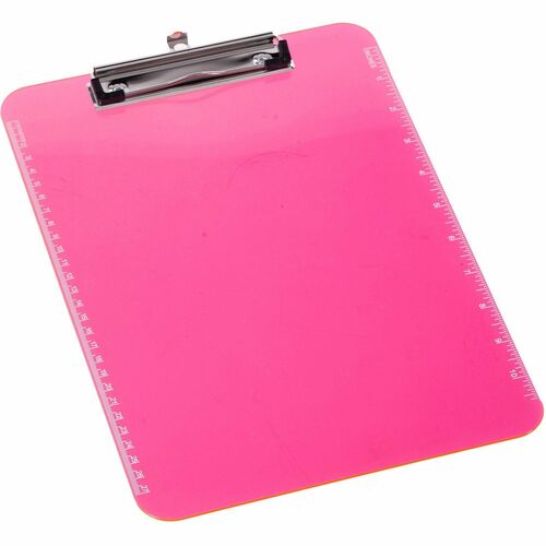 Clipboard, Plastic, Neon Pink 6/BD