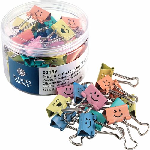 Clip, Binder, Emoji, Medium 42/TB