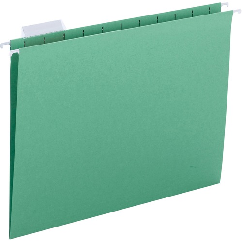 Folder, Hanging, Letter, 1/5, Green 25/BX