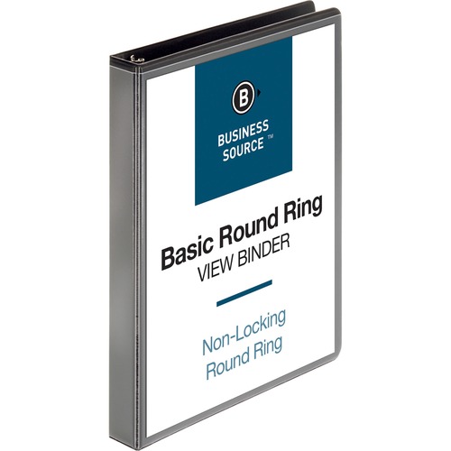 Binder, View, Round, 1", Black