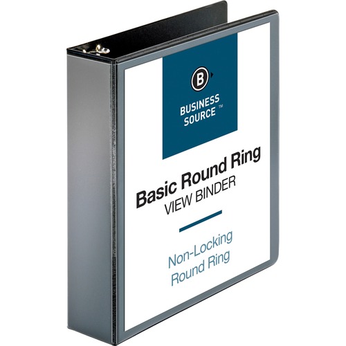 Binder, View, Round, 2", Black