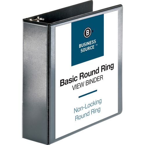 Binder, View, Round, 3", Black