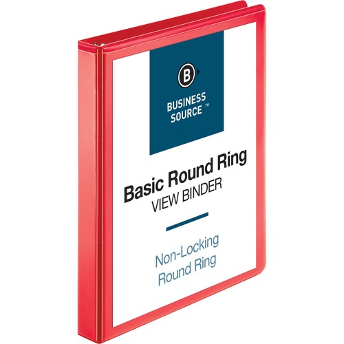 Binder, View, 1", Red
