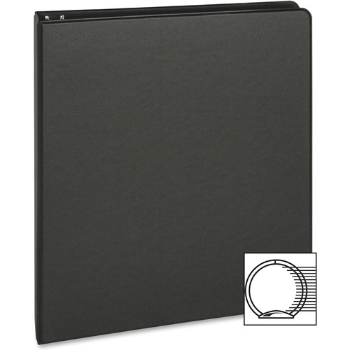 Binder, Economy, Round, 1", Black