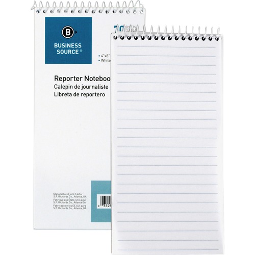 Notebook, Reporter, 4 x 8, White 12/DZ