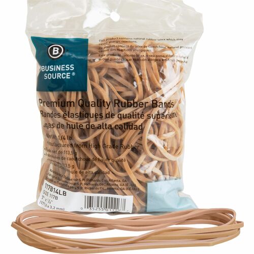 Rubberbands, Size#117B, 1/4 lb