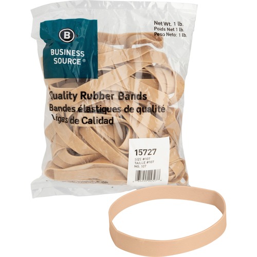 Rubber Bands, Size #107, 1 lb 40/PK