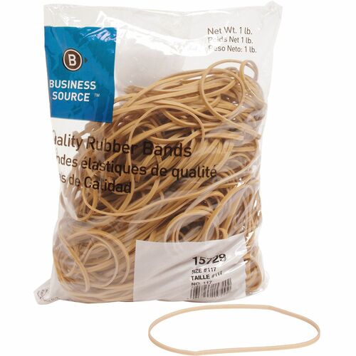 Rubber Bands, Size #117B, 1 lb 200/PK
