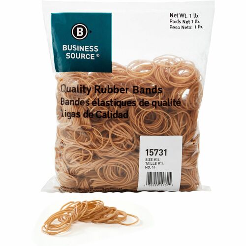 Rubber Bands, Size #14, 1 lb 2250/PK