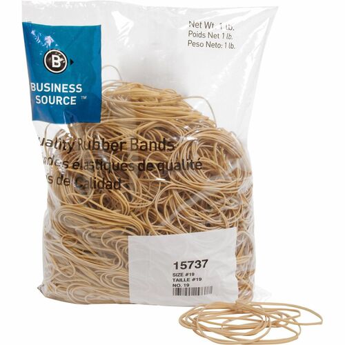 Rubber Bands, Size #19, 1 lb 1250/PK