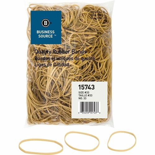 Rubber Bands, Size #33, 1 lb 600/PK
