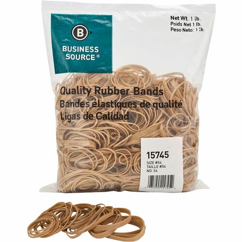 Rubber Bands, Size #54, 1 lb