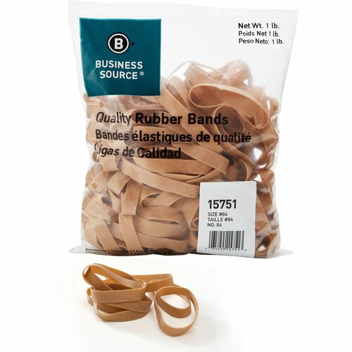 Rubber Bands, Size #84, 1lb 150/PK