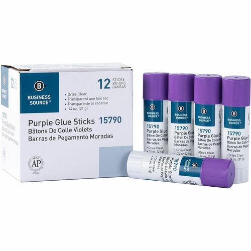 Glue Stick 0.74 Purple 12/BX