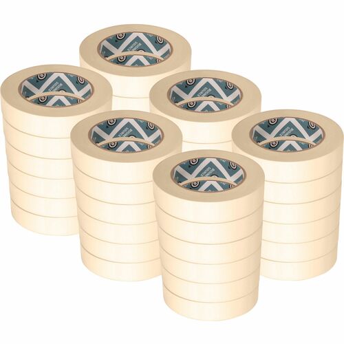 Tape, Masking, 1" x 60 Yard, Off White 36/CT