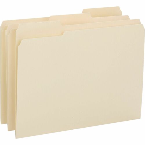 File Folder, Letter, 3/4" Expanded, 14 Point, 1/3", Manila 50/BX