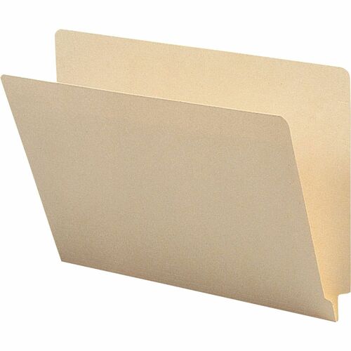 End Tab Folders, Straight Tab, Letter, 9-1/2" Front, MLA 100/BX