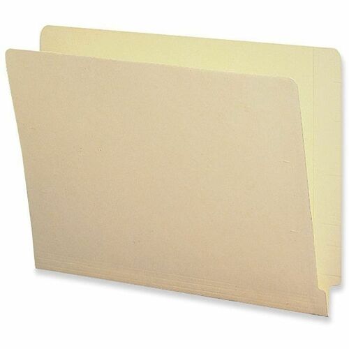 Folders, 2-Ply Straight End Tab, Letter, 9-1/2" Front, MLA 100/BX