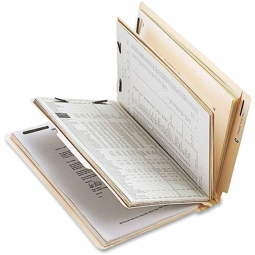 Classification Folders, with Fasteners, 2 Dividers, Letter, MLA 10/BX