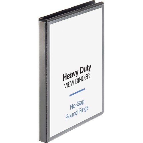 Binder, View, Round, 0.5", Black