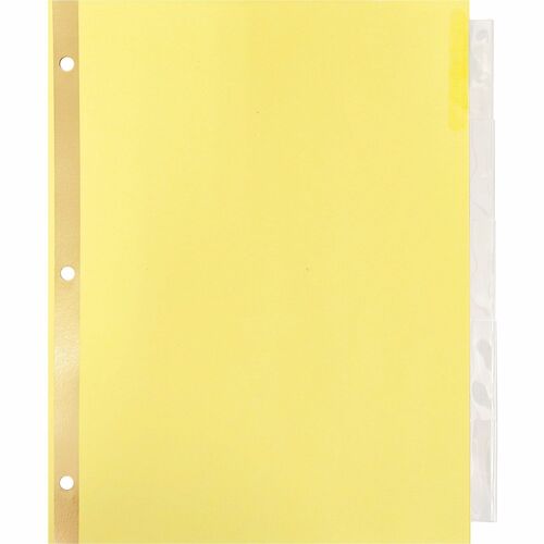 Dividers, Insert, 5-Tab, Clear
