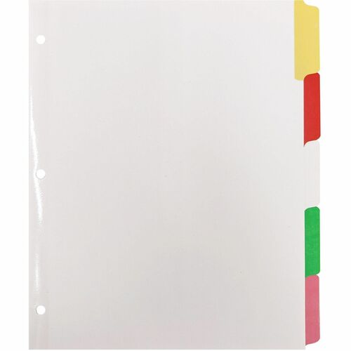 Dividers, Write-On, 5 Tab, Multi