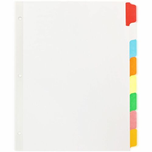 Dividers, Write-On, 8 Tab, Multi