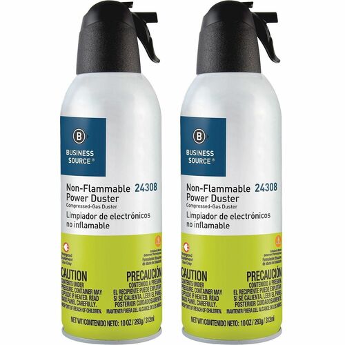 Power Duster Cleaner, Nonflammable, 10 oz. Can 2/PK