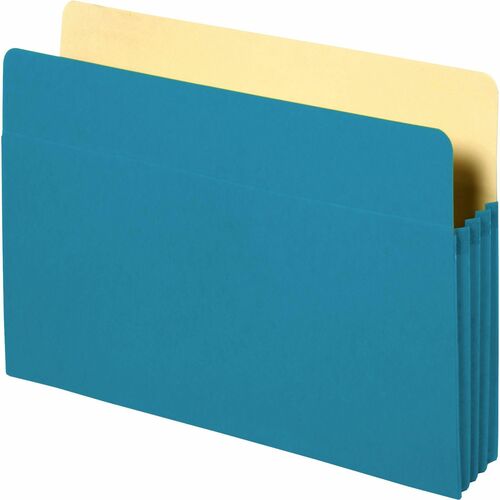 Accordion Pocket, 3-1/2" Expansion, 11-3/4" x 9-1/2", Blue