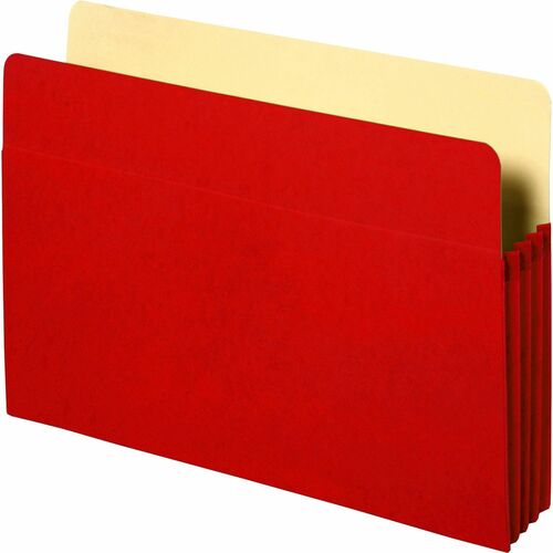 Accordion Pocket, 3-1/2" Exp, 11-3/4" x 9-1/2", Red