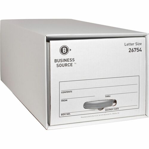Drawer, Storage, Letter, White 6/CT