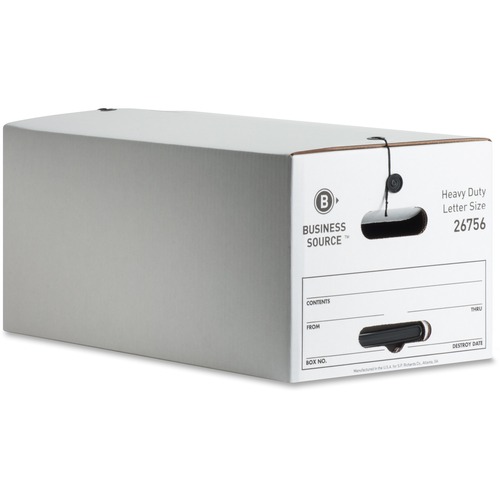 Storage Box, Heavy-Duty, 700 lb, Liter, 12" x 24" x 10", WE 12/CT